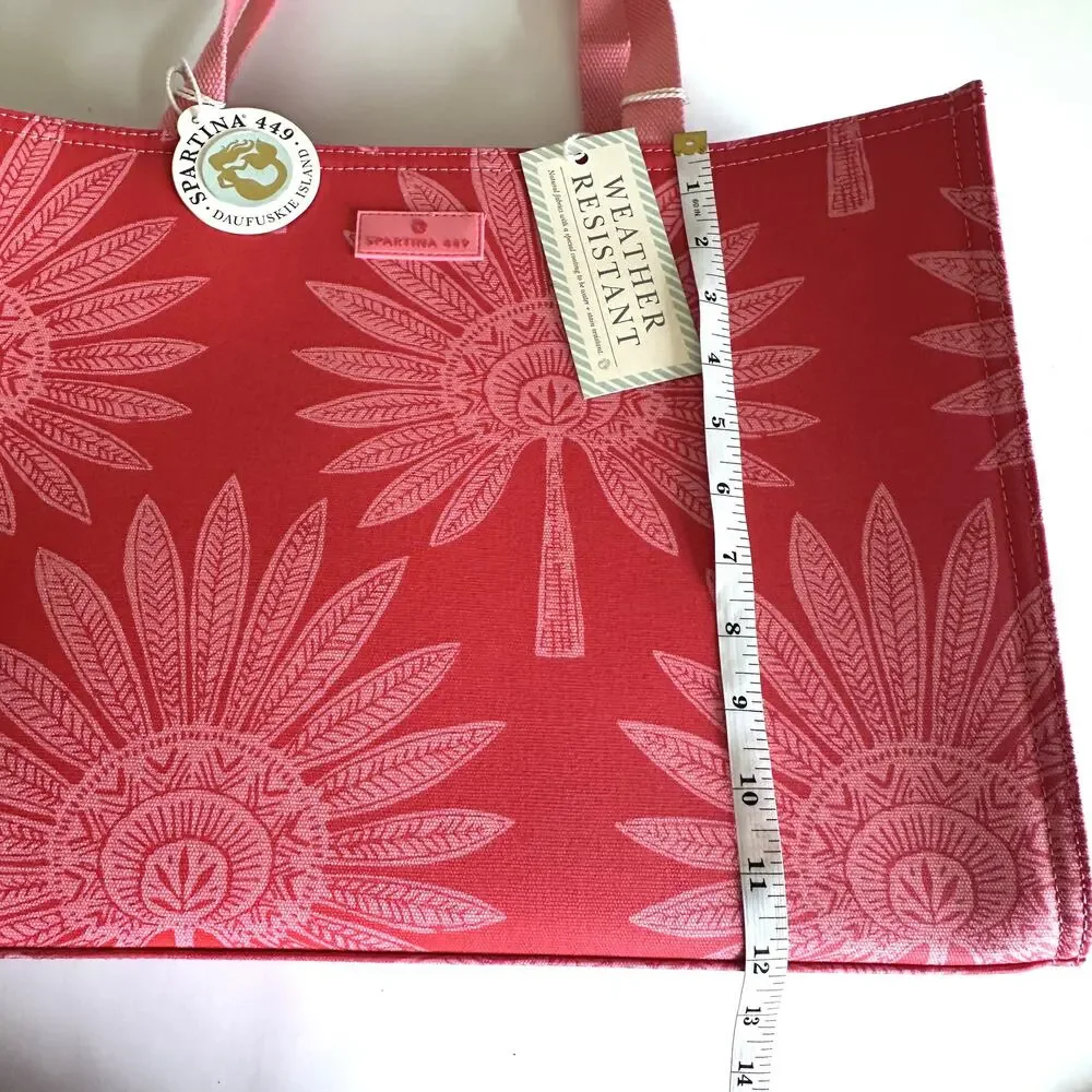 Spartina 449 NEW Market Tote Bag Daufuskie Island Palmetto Frond Handbag Purse